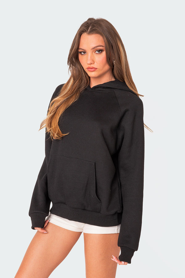 Edikted Sofie Oversized Hoodie Black