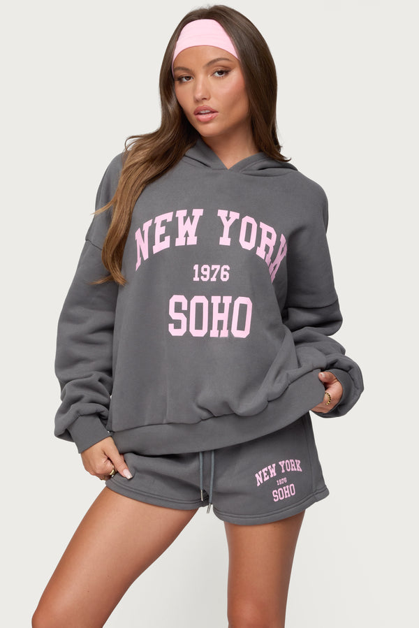 edikted Soho 76 Hoodie gray