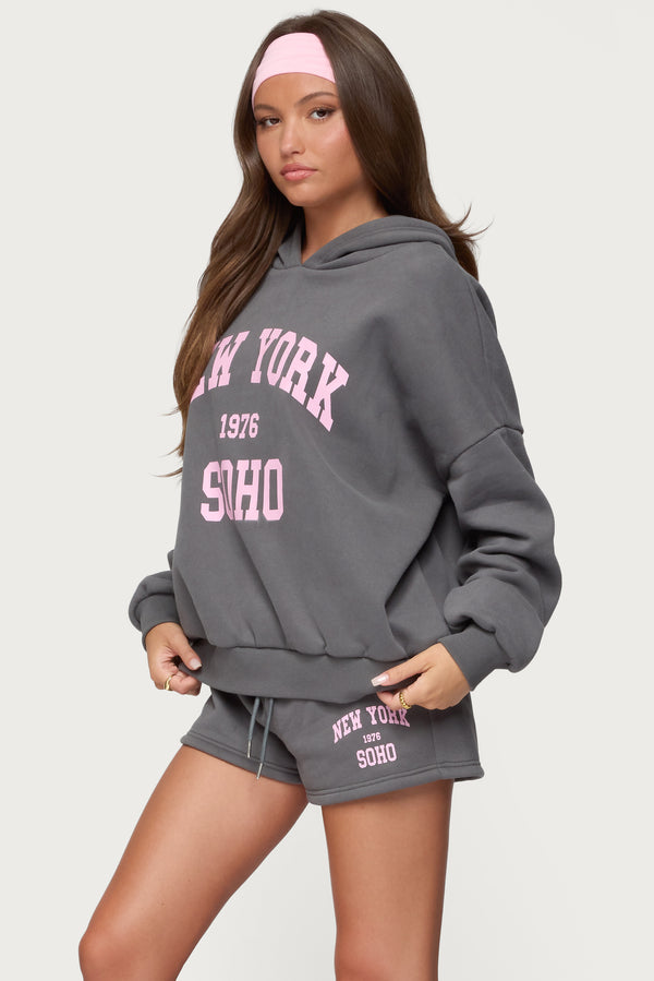 Edikted Soho 76 Hoodie Gray