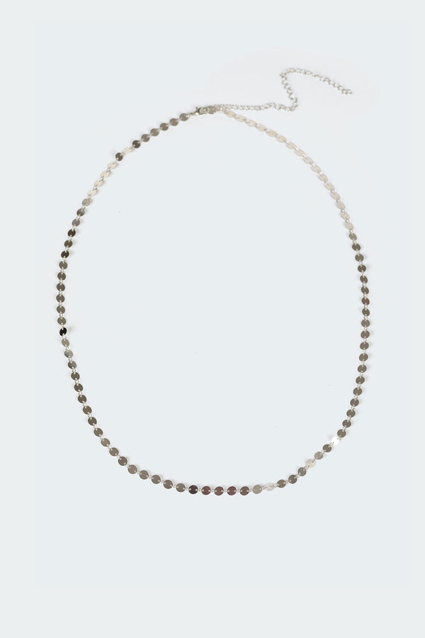 Edikted Something Sparkly Belly Chain Silver