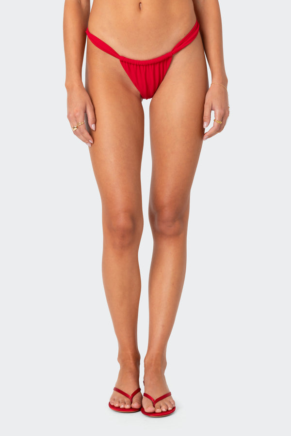 Edikted Soraya Bikini Bottom Red