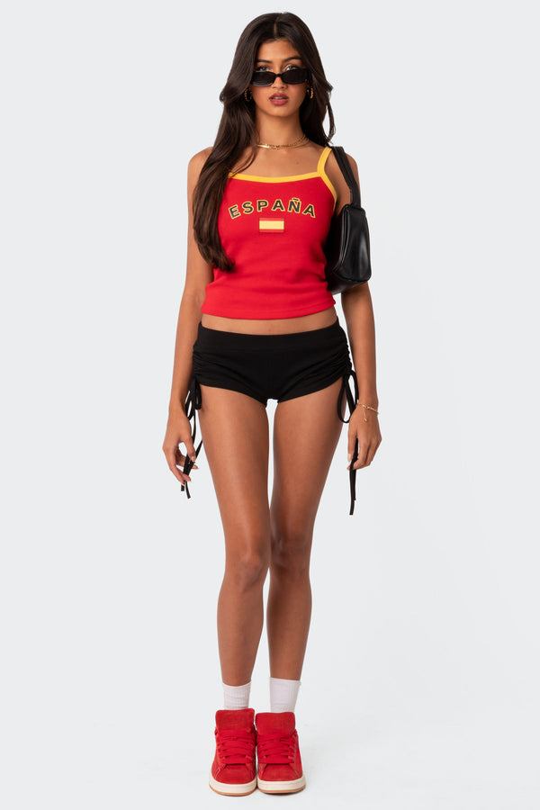 Edikted Spain Tank Top Red