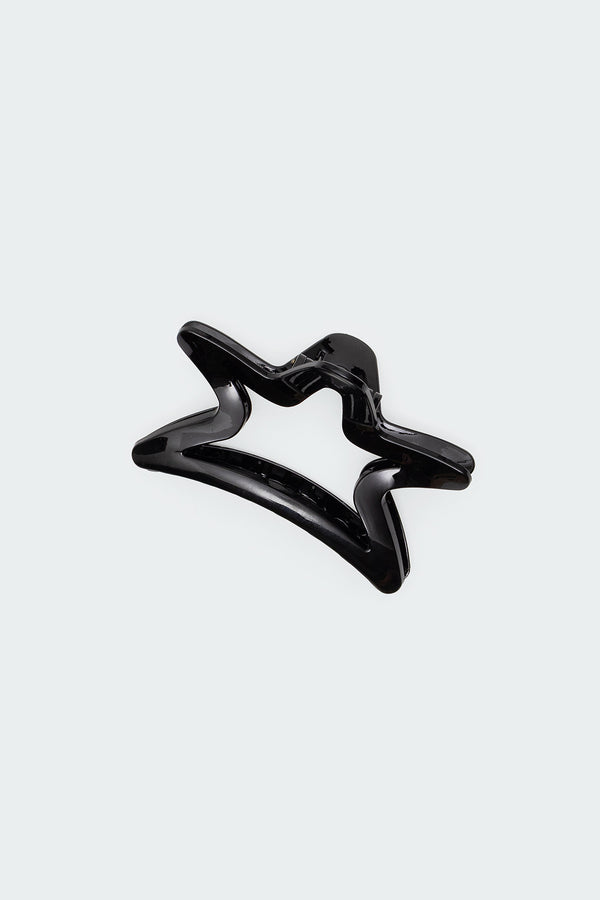 Edikted Star Claw Clip Black