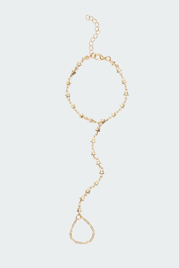 Edikted Star Hand Chain Gold