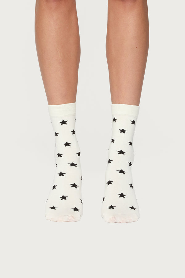 Edikted Star Socks White
