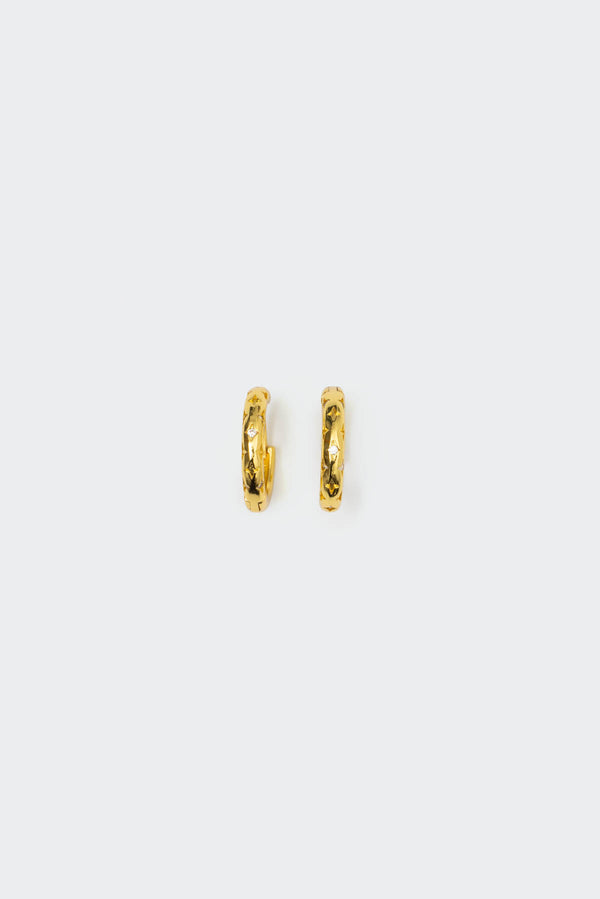 Edikted Stardust Mini Hoop Earrings Gold