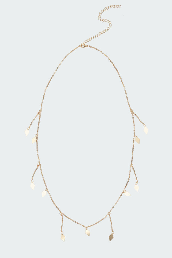 Edikted Triangle Drop Belly Chain Gold