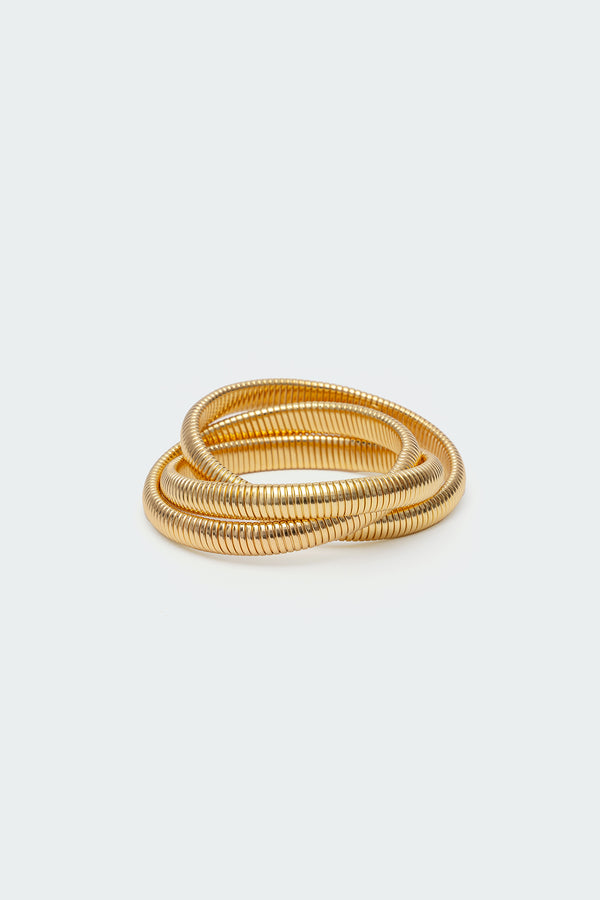 Edikted Triple Stretch Bracelet Gold