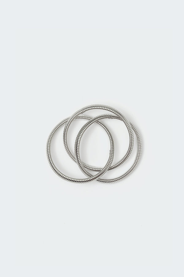 Edikted Triple Stretch Bracelet Silver