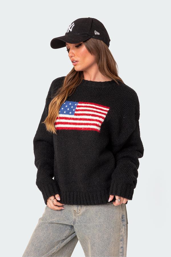 Edikted Usa Oversized Chunky Knit Sweater Black