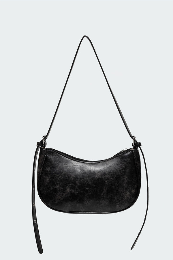 Edikted Utility Buckle Shoulder Bag Black