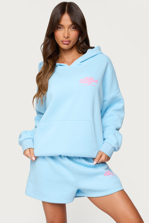 Edikted We'Re Edikted Hoodie Light Blue