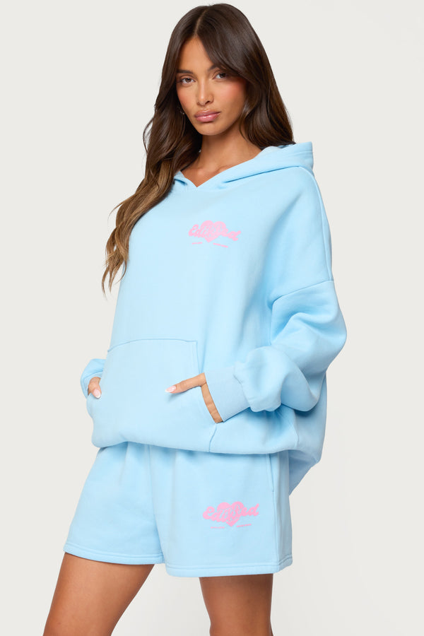 Edikted We'Re Edikted Hoodie Light Blue