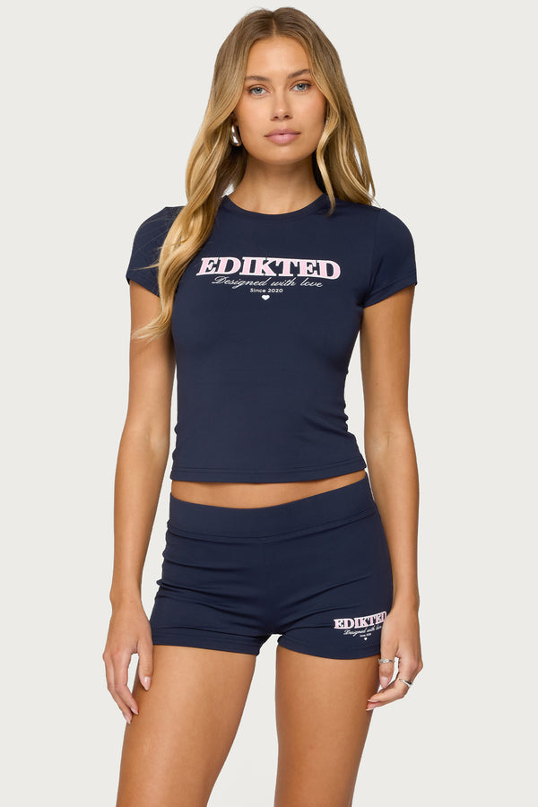 edikted With Love T Shirt navy