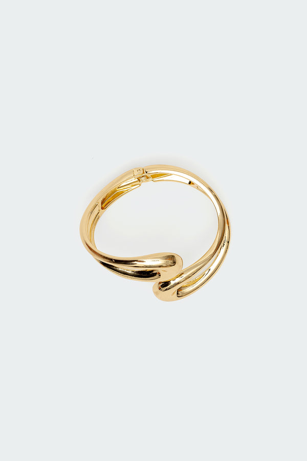 Edikted Wrap Cuff Bracelet Gold