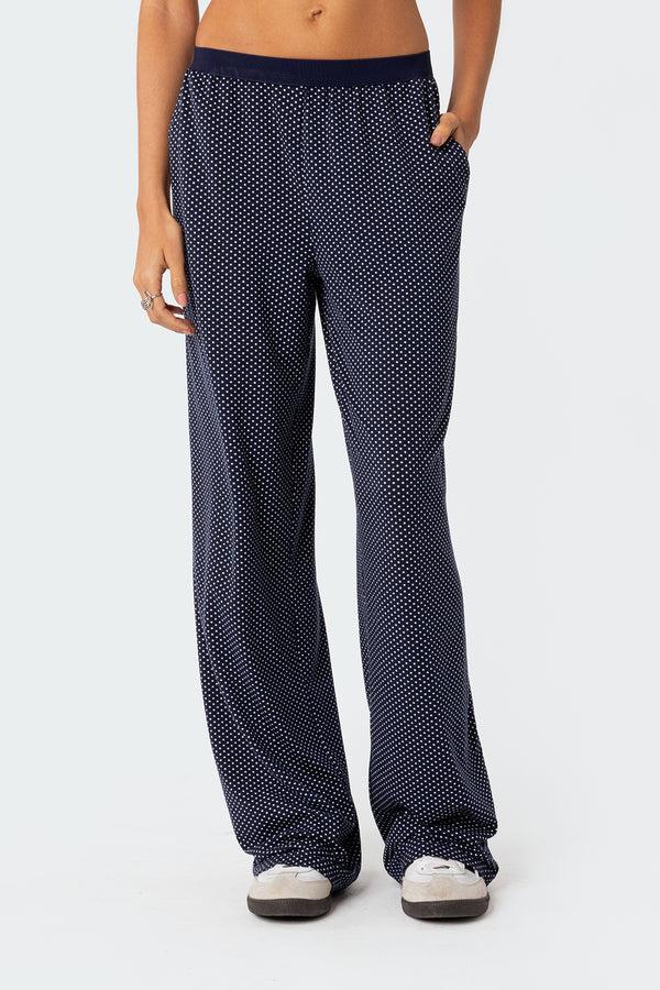 Edikted Zariah Slouchy Printed Pants Mix