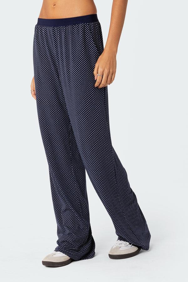 Edikted Zariah Slouchy Printed Pants Mix