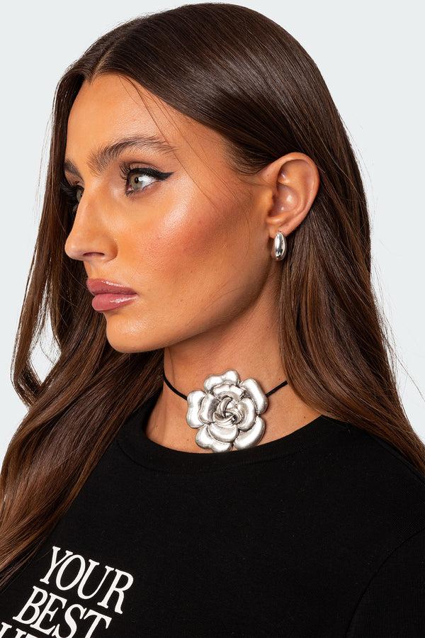 Edikted Goes With Everything Chunky Stud Earrings Silver